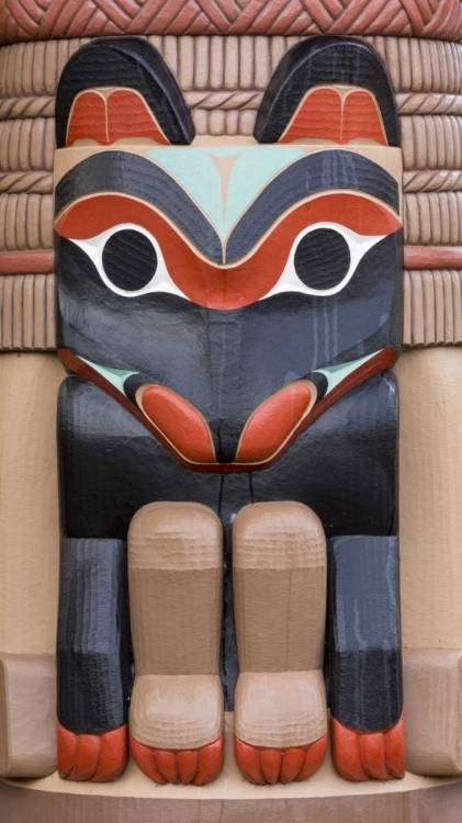 Picture of USA, WASHINGTON STATE, JAMESTOWN TOTEM ART PR