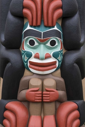 Picture of USA, WASHINGTON STATE, JAMESTOWN TOTEM ART PR