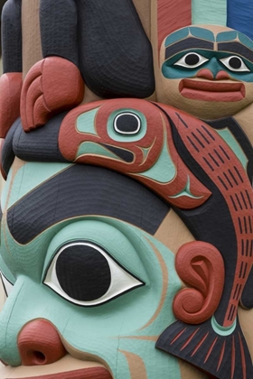 Picture of USA, WASHINGTON STATE, JAMESTOWN TOTEM ART PR