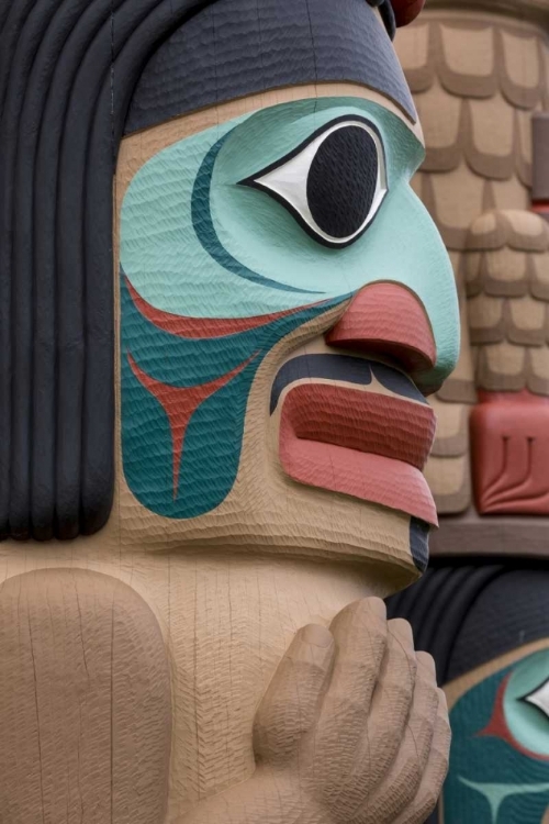 Picture of USA, WASHINGTON STATE, JAMESTOWN TOTEM ART PR