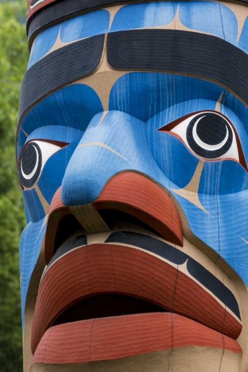 Picture of USA, WASHINGTON STATE, JAMESTOWN TOTEM ART PR