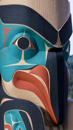 Picture of USA, WASHINGTON STATE, JAMESTOWN TOTEM ART PR