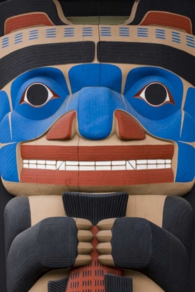 Picture of USA, WASHINGTON STATE, JAMESTOWN TOTEM ART PR