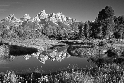 Picture of USA, WYOMING, GRAND TETON NP MOUNTAIN SUNRISE