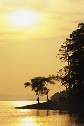 Picture of ARKANSAS SUNSET ON LAKE OUACHITA, OUACHITA NF