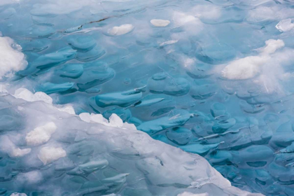 Picture of USA, ALASKA, GLACIER BAY NP CLOSE-UP OF BLUE ICE