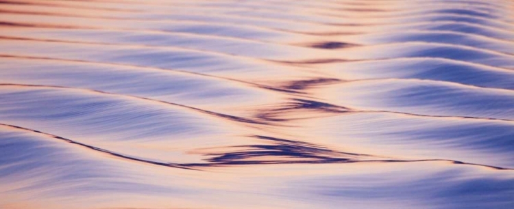 Picture of ALASKA, ICY STRAIGHT SUNSET REFLECTIONS ON WATER