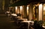 Picture of ITALY, VENICE RESTAURANT TABLES LIT AT NIGHT