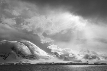 Picture of ANTARCTICA, STORMY SNOW CLOUDS OVER PENINSULA