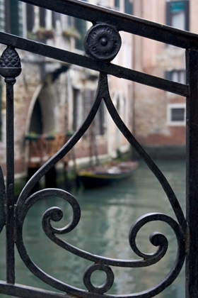 Picture of ITALY, VENICE STAIR RAILING METALWORK DESIGN