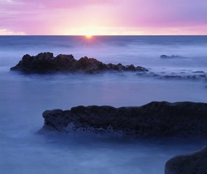 Picture of CA, SAN DIEGO, SUNSET OVER THE OCEAN IN LA JOLLA