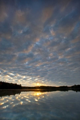 Picture of MICHIGAN SUNRISE AT PETES LAKE IN AUTUMN