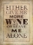 Picture of MORE WINE