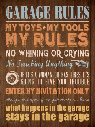 Picture of GARAGE RULES