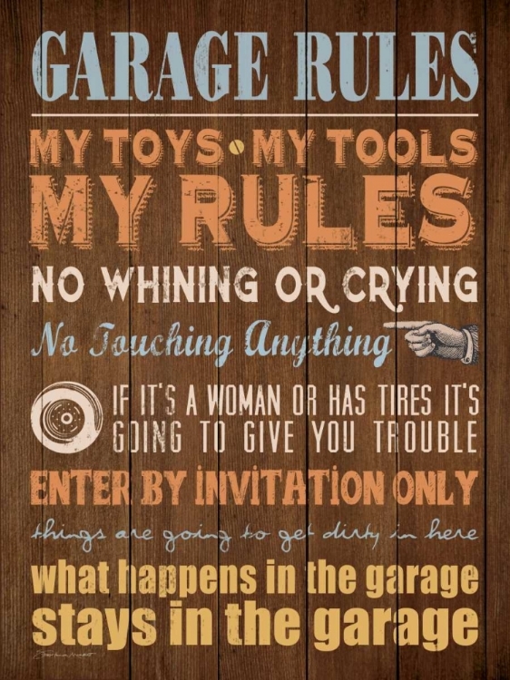 Picture of GARAGE RULES