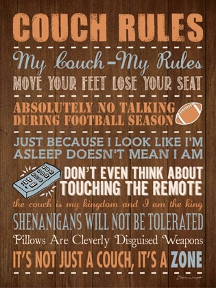 Picture of COUCH RULES