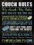 Picture of COUCH RULES - BLACK