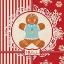 Picture of GINGERBREAD BOY NOEL