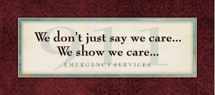 Picture of EMERGENCY SERVICES - SHOW WE CARE