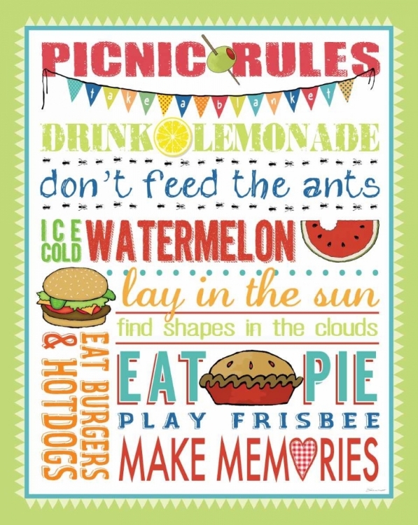Picture of PICNIC RULES