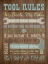 Picture of TOOL RULES I