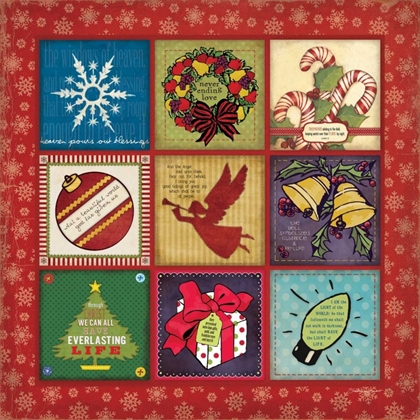Picture of CHRISTMAS SYMBOLS PATCH
