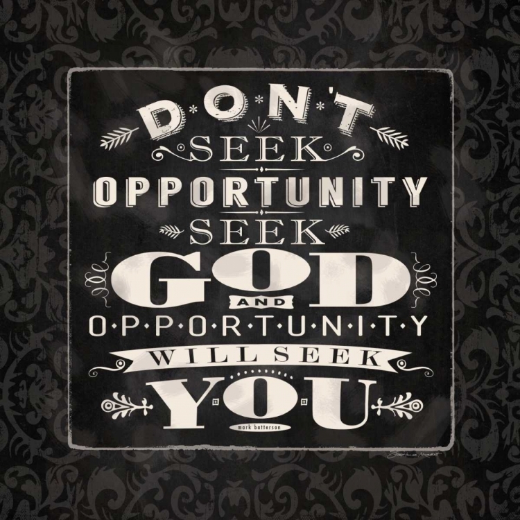 Picture of SEEK GOD BANDW