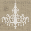 Picture of CHANDELIER ON BURLAP