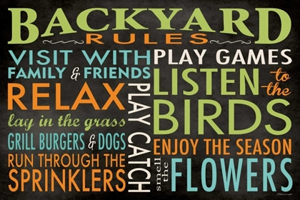 Picture of BACKYARD RULES