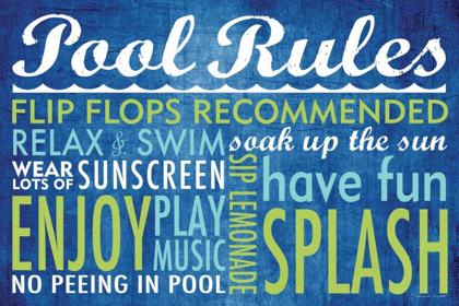 Picture of POOL RULES