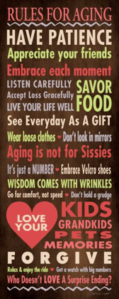 Picture of RULES FOR AGING
