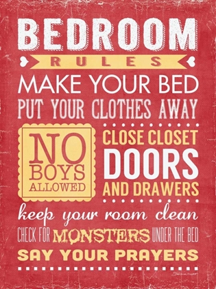 Picture of BEDROOM RULES II