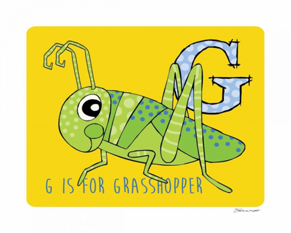 Picture of G IS FOR GRASSHOPPER