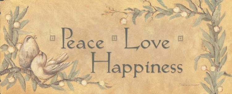 Picture of PEACE LOVE HAPPINESS