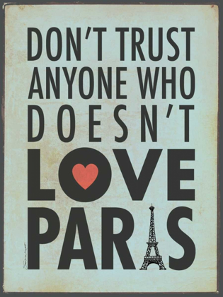 Picture of LOVE PARIS