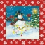 Picture of SNOWMAN AND LIGHTS