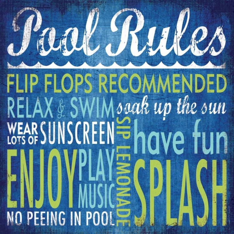 Picture of POOL RULES