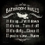 Picture of BATHROOM RULES - BLACK