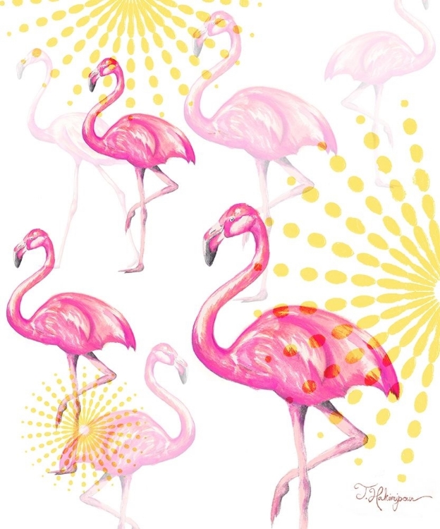 Picture of A VISION OF FLAMINGOES