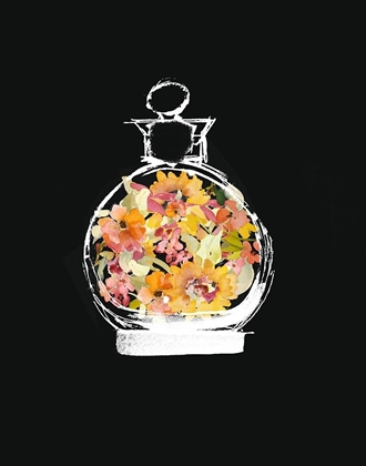 Picture of CRYSTAL WATERCOLOR PERFUME ON BLACK I