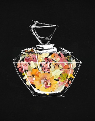 Picture of CRYSTAL WATERCOLOR PERFUME ON BLACK II
