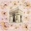 Picture of GOLDEN PARIS ON FLORAL II
