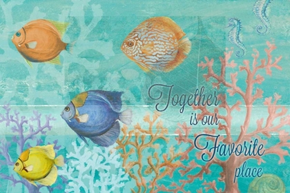 Picture of CORAL REEF LIFE QUOTE I