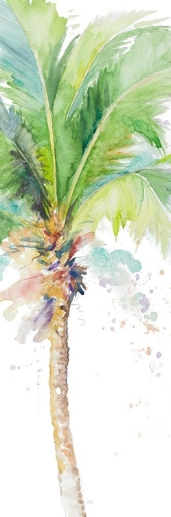 Picture of WATERCOLOR COCONUT PALM PANEL