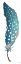 Picture of DOTTED BLUE FEATHER II