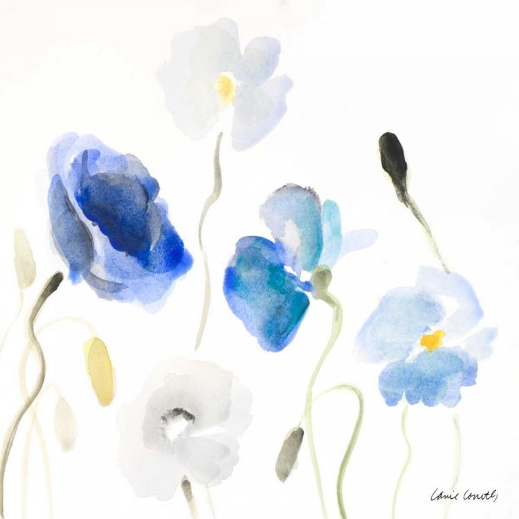 Picture of POPPIES IN THE BLUES II