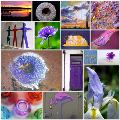 Picture of PURPLE BLOSSOM COLLAGE
