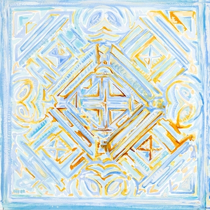 Picture of DUSK BLUE MEDALLION I