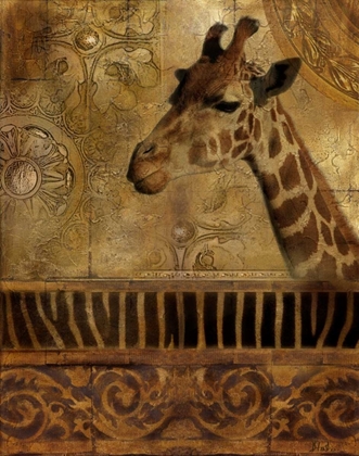 Picture of ELEGANT SAFARI III-GIRAFFE