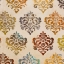 Picture of COLORFUL DAMASK SQUARE II